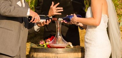 Ritual del vino para boda